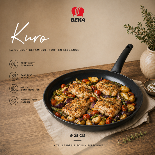 Poêle 20cm céramique gamme KURO