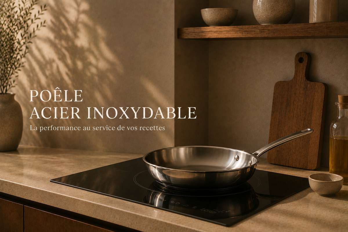 Poêle et Casserole acier inoxydable