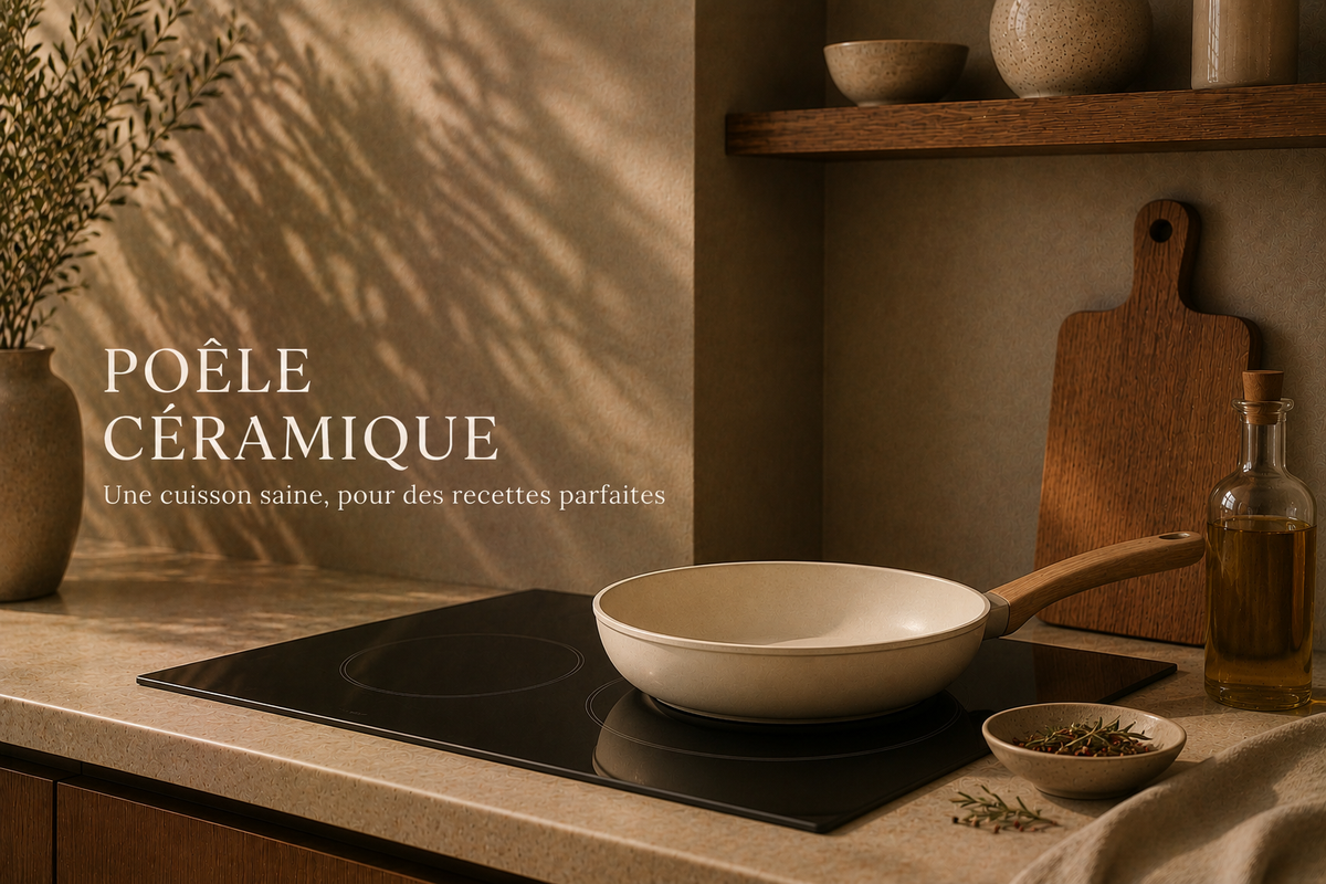 Poêle et sauteuse en céramique