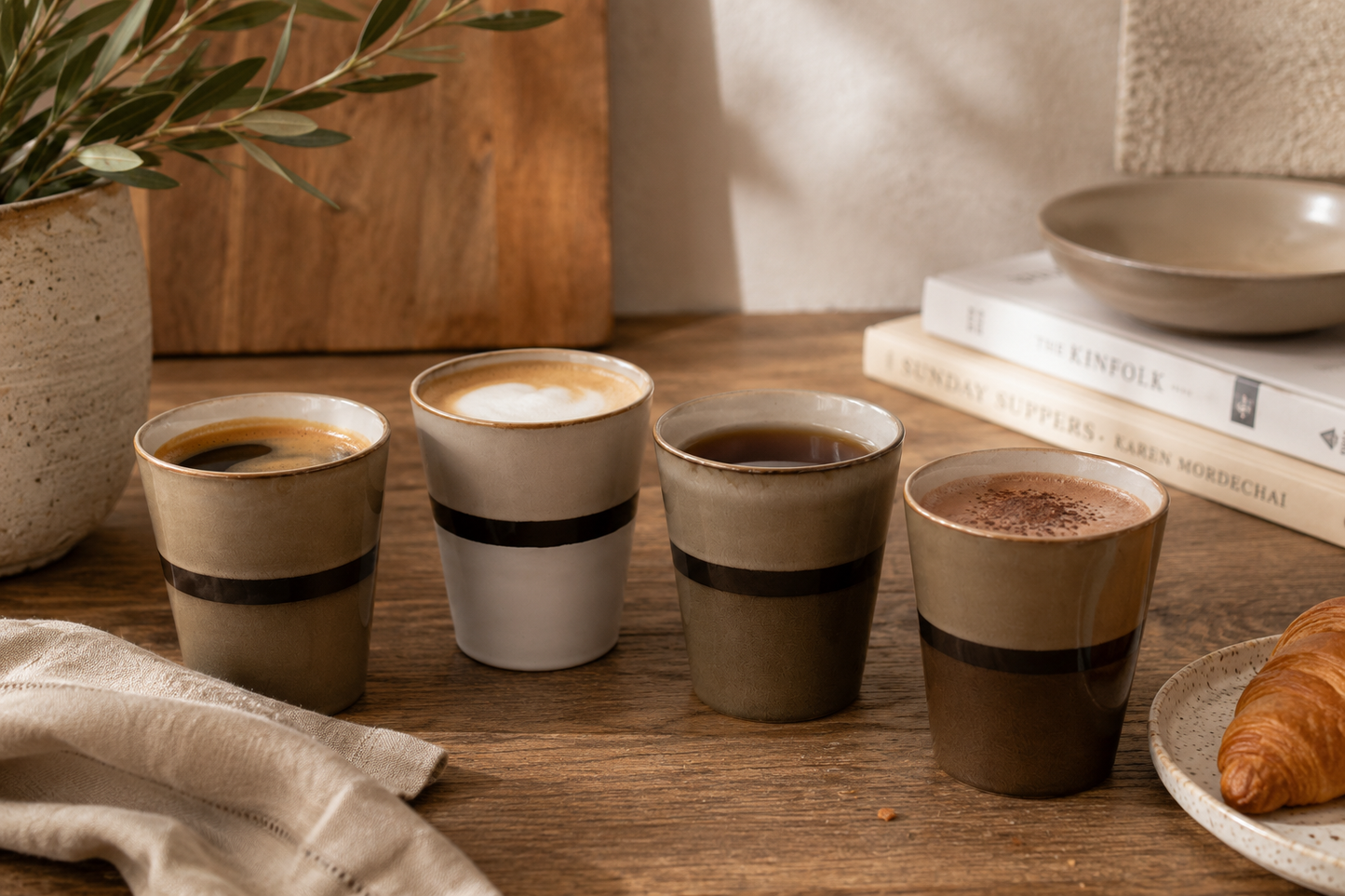 Sienna - Lot de 4 mugs (390ml)