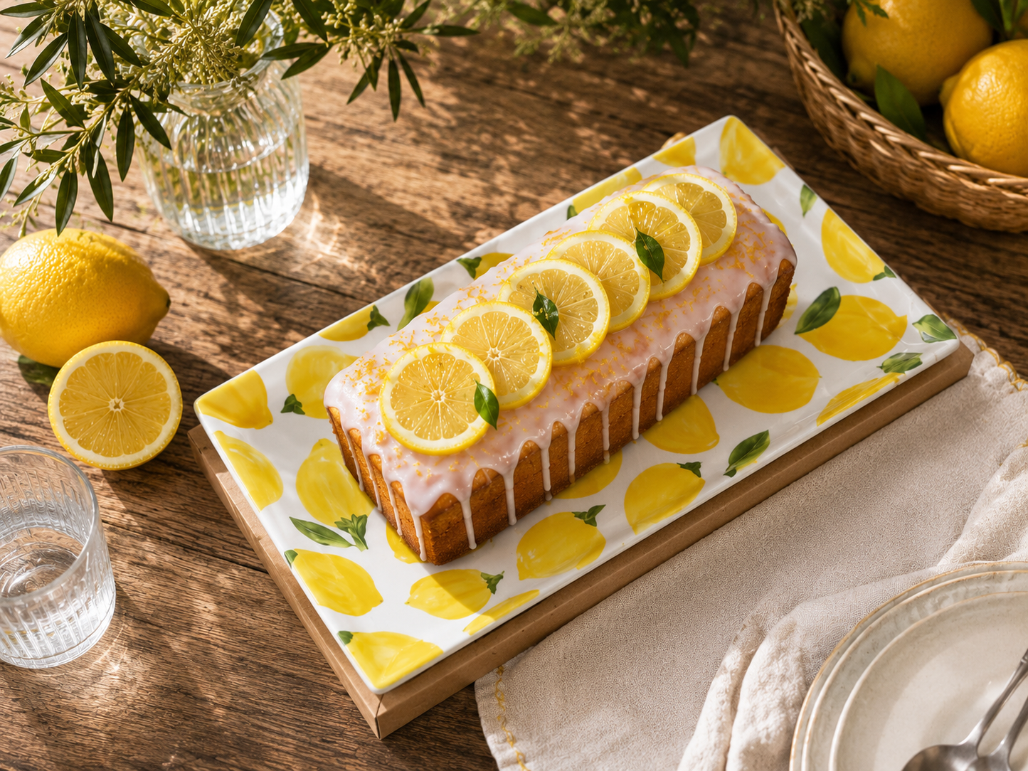 Plat cake mini citron
