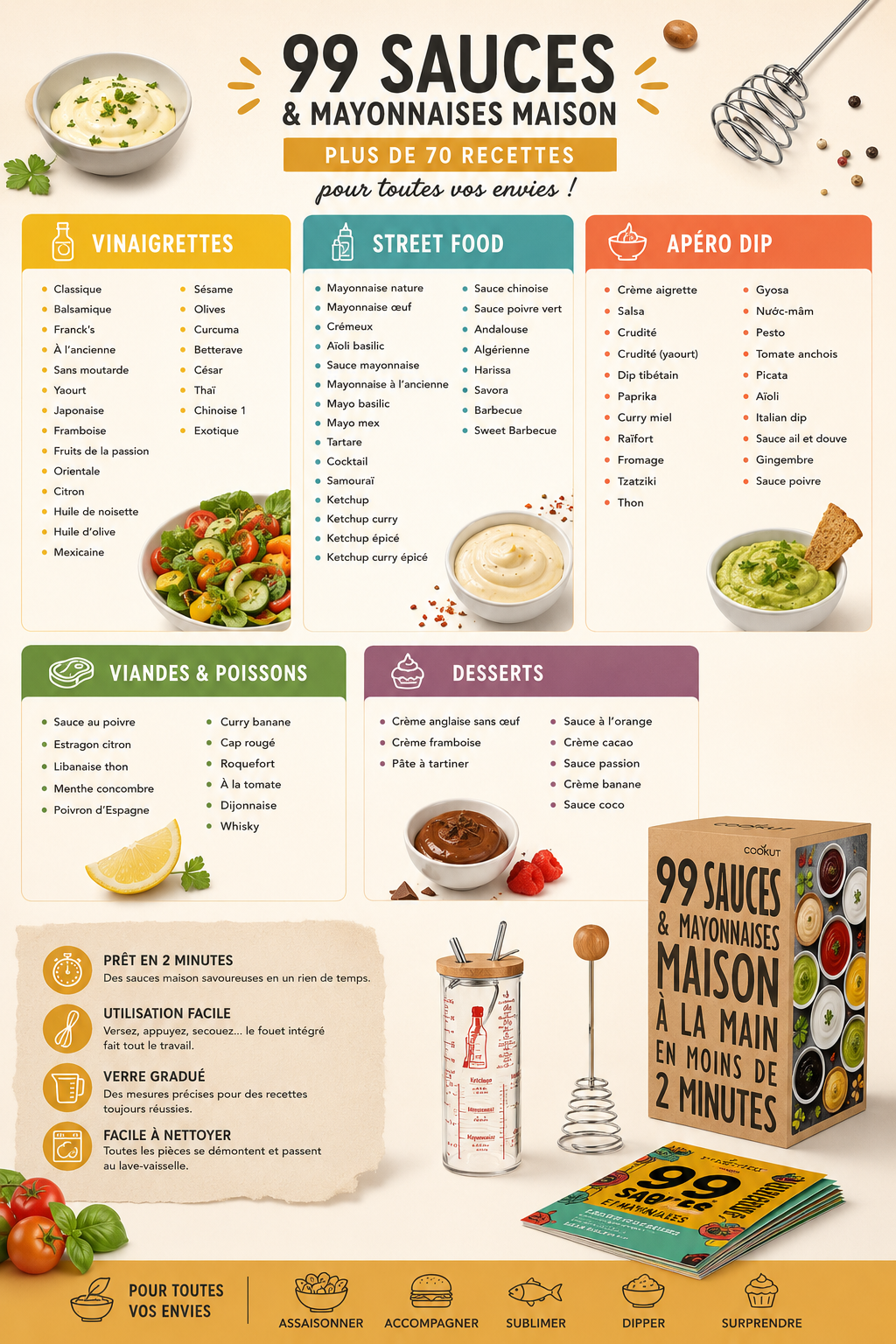 Shaker 99 sauces - COOKUT