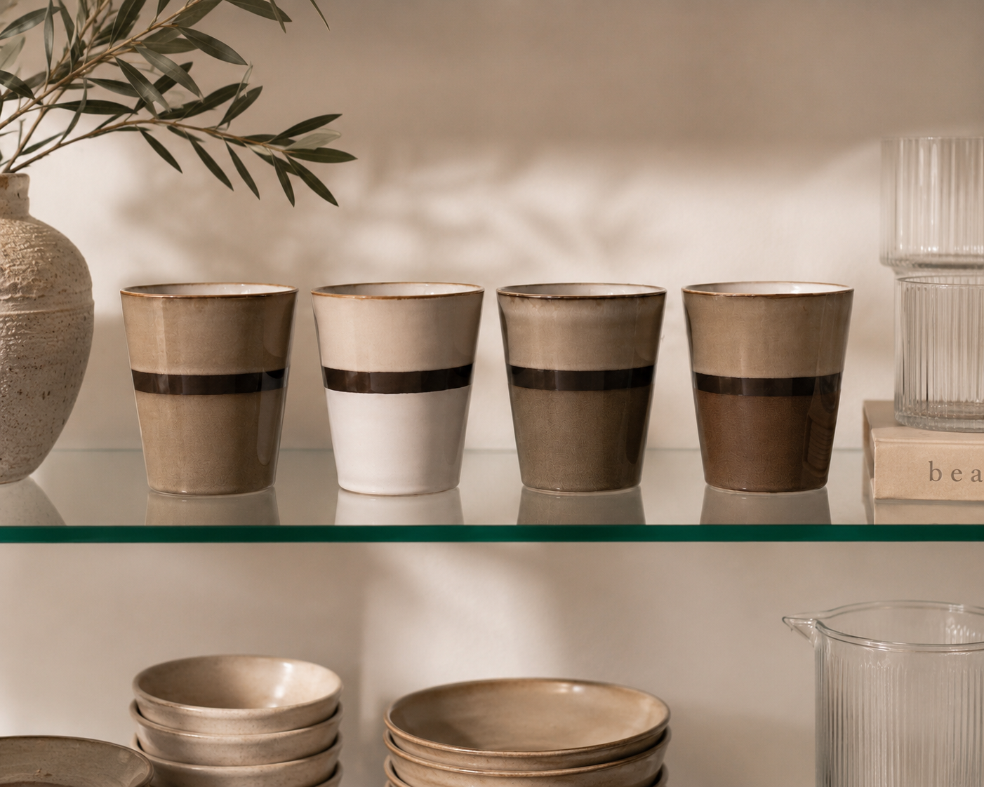 Sienna - Lot de 4 mugs (390ml)