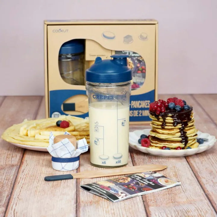 Shaker crêpes, pancakes, gaufres