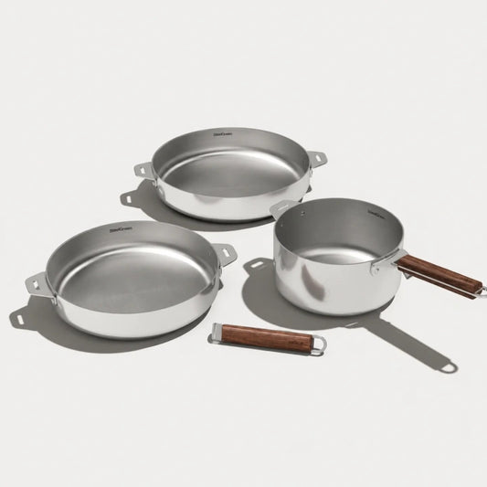 Batterie trio inox