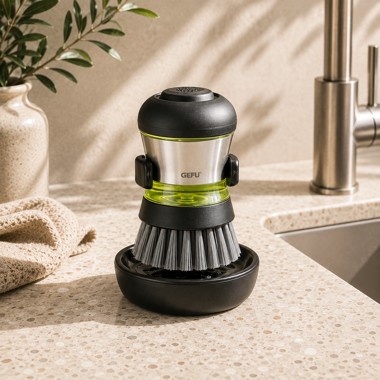 Brosse à vaisselle avec égouttoir SWIFT